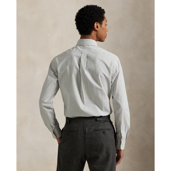 Classic Fit Tattersall Poplin Shirt