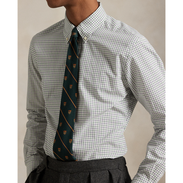 Classic Fit Tattersall Poplin Shirt