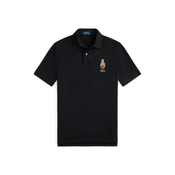 トップス polo ralph lauren new york black s size Classic Fit New York Mesh Polo Shirt