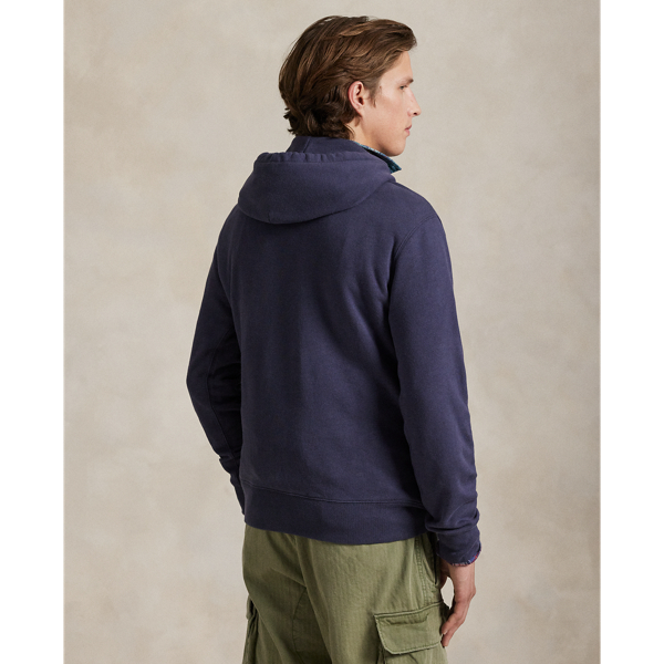新作◇ラルフローレンポロベアフリースフーディ ブルー 7/130 Polo ベア フリース フーディ（パーカー）｜POLO RALPH LAUREN