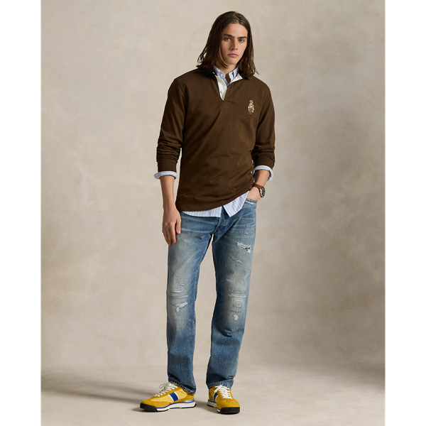 トップス Polo Ralph Lauren Polo Bear Rugby Shirt Classic Fit Polo Bear Rugby Shirt