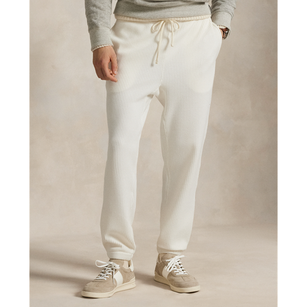 Waffle-Knit Fleece Sweatpant