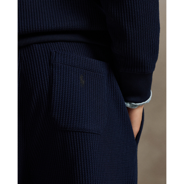 Waffle-Knit Fleece Sweatpant