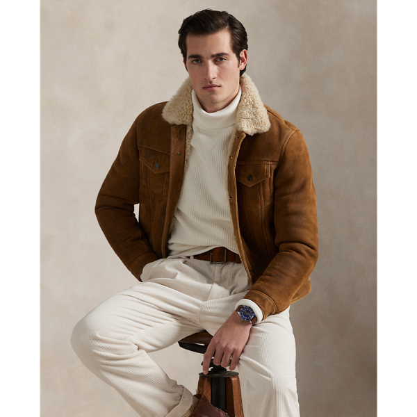 Waffle-Knit Fleece Turtleneck