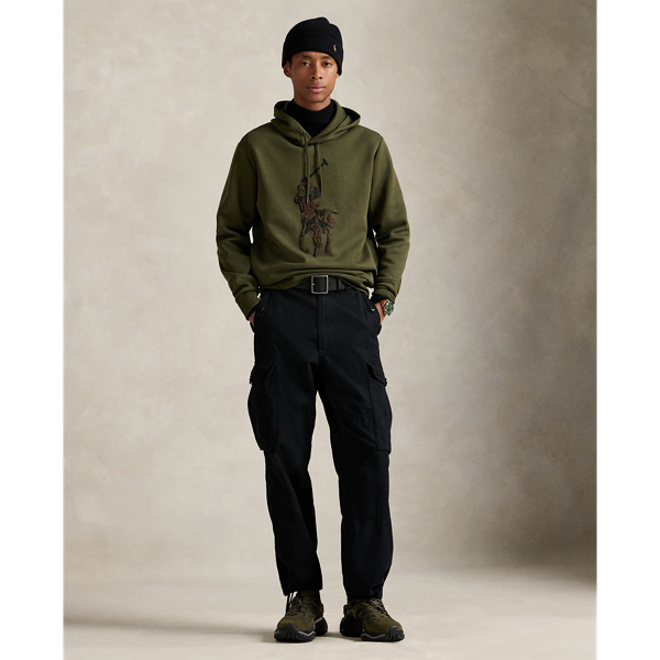 Company Olive Camo Big Pony Double-Knit Hoodie Polo Ralph Lauren 4
