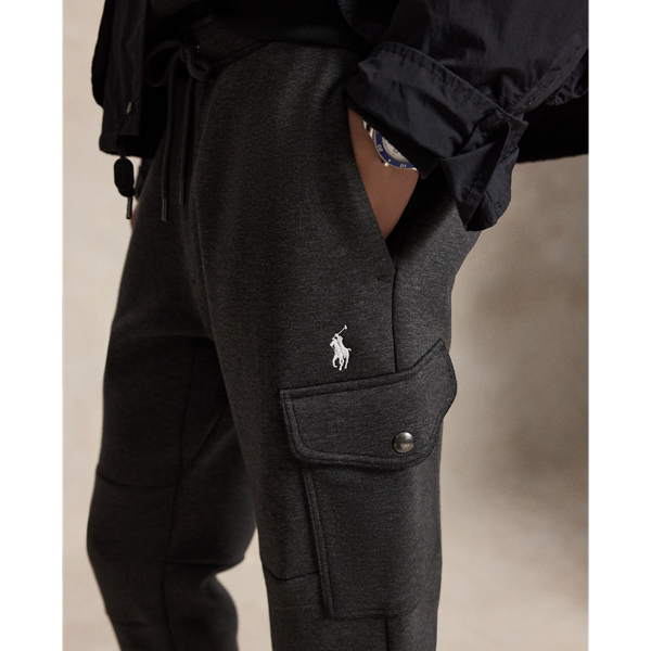 Double-Knit Cargo Jogger Pant