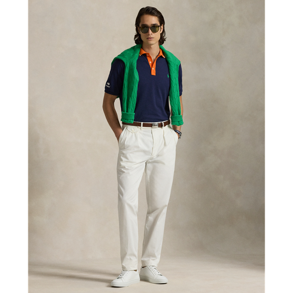 US Open Classic Fit Mesh Polo Shirt