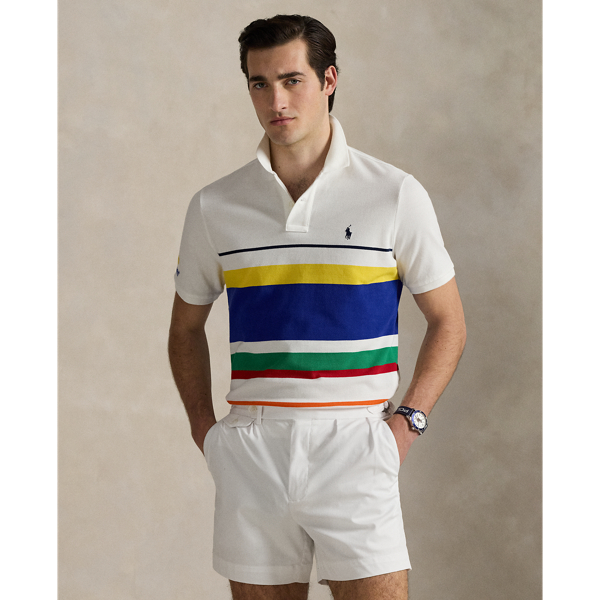 US Open Classic Fit Mesh Polo Shirt