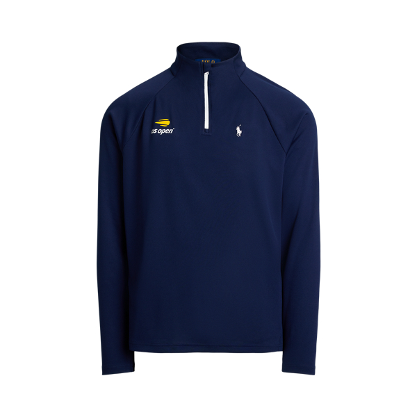Flag & Logo Fleece Quarter-Zip Pullover | Ralph Lauren