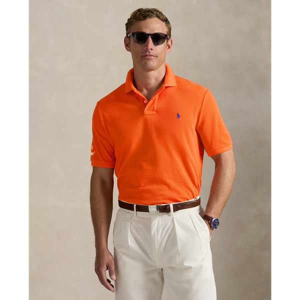 Men's Orange Classic Fit Polo Shirts | Ralph Lauren