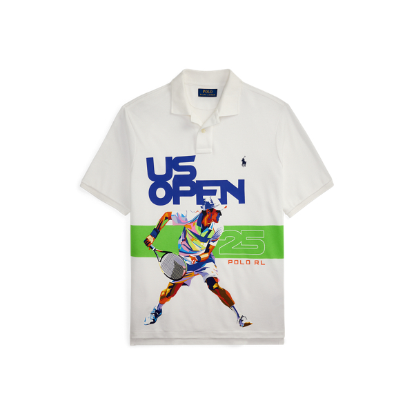 US Open Classic Fit Mesh Polo Shirt