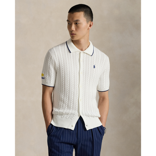 Polo by Ralph Lauren 半袖セーター XL ホワイト POLO Ralph Lauren ケーブルニット / セーター 半袖 XL - メルカリ