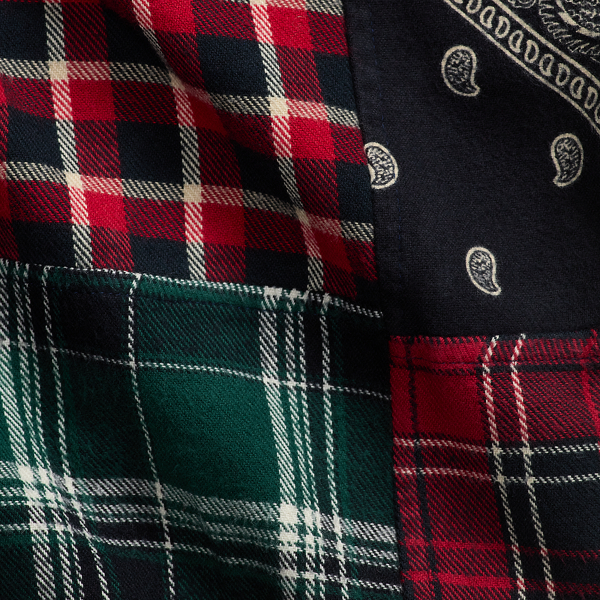 Northwest Patchwork Classic Fit Patchwork Flannel Workshirt Polo Ralph Lauren 7