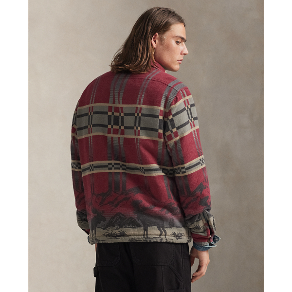 Classic Fit Jacquard Flannel Workshirt