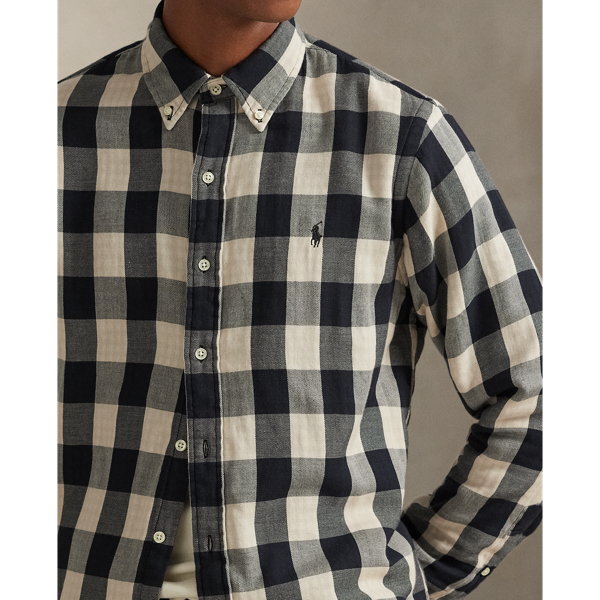Classic Fit Plaid Double-Faced Shirt