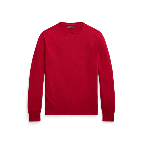 Waschbarer Slim-Fit Wollpullover