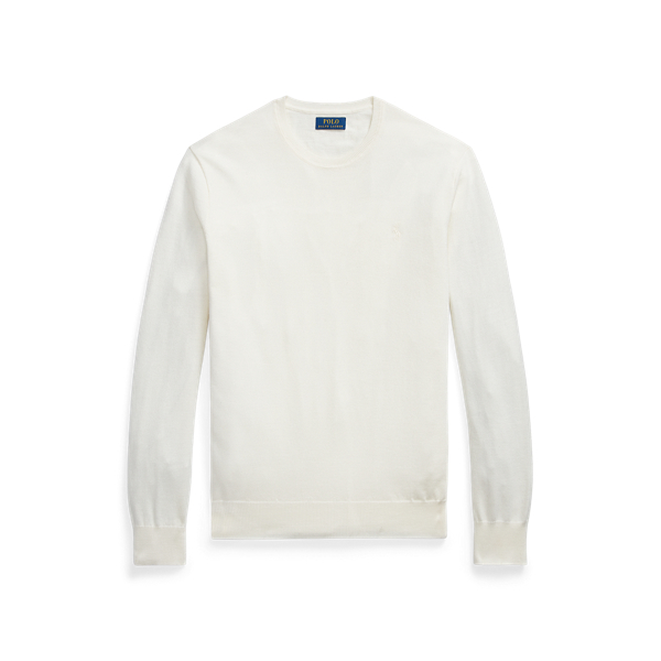 Waschbarer Slim-Fit Wollpullover