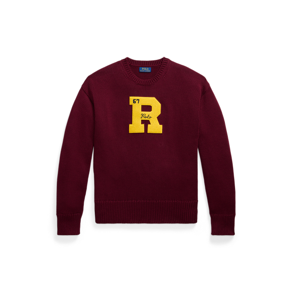 Pull &agrave; lettre Big Fit