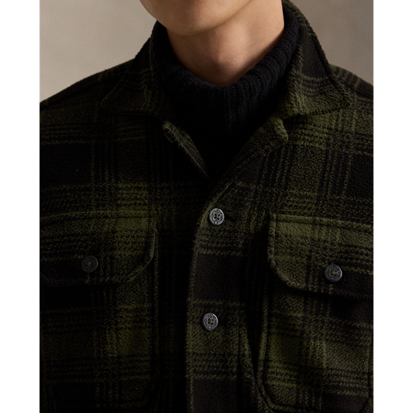 チェック パイル フリース シャツ ジャケット | ラルフ ローレン公式