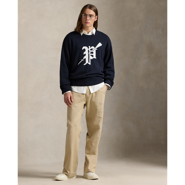 ★★POLO RALPH LAUREN★★ Big fit logo cotton sweater multi Big Fit Logo Cotton Sweater | Ralph Lauren