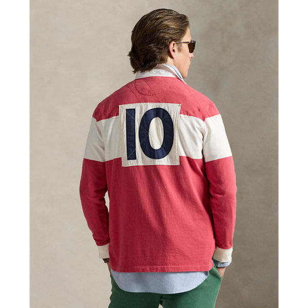 Classic Fit Embroidered Rugby Shirt