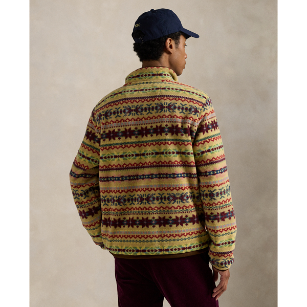 Fair Isle–Inspired Fleece Pullover