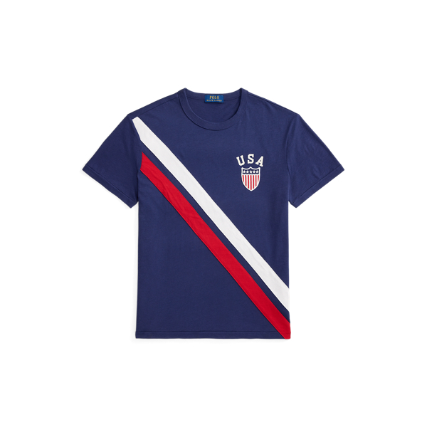 Tシャツ・カットソー POLO RALPH LAUREN / TEAM USA LONG SLEEVE T-SHIRT Nwt Polo Ralph Lauren Polo Written On Sleeve Long Sleeve