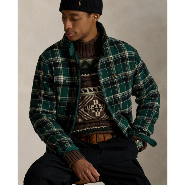 チェック フランネル オーバーシャツ | ラルフ ローレン公式オンライン