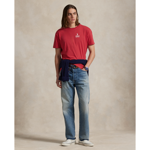 Classic-Fit Jersey-T-Shirt mit Logo