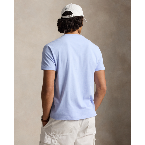 Pebble Blue Classic Fit Logo Jersey T-Shirt Polo Ralph Lauren 5