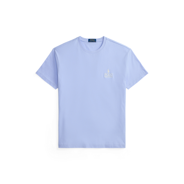 Pebble Blue Classic Fit Logo Jersey T-Shirt Polo Ralph Lauren 2