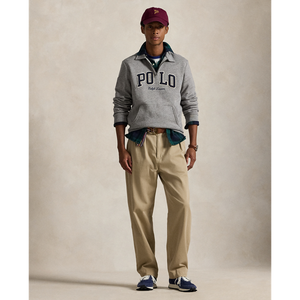 Logo Fleece Quarter-Zip Sweatshirt