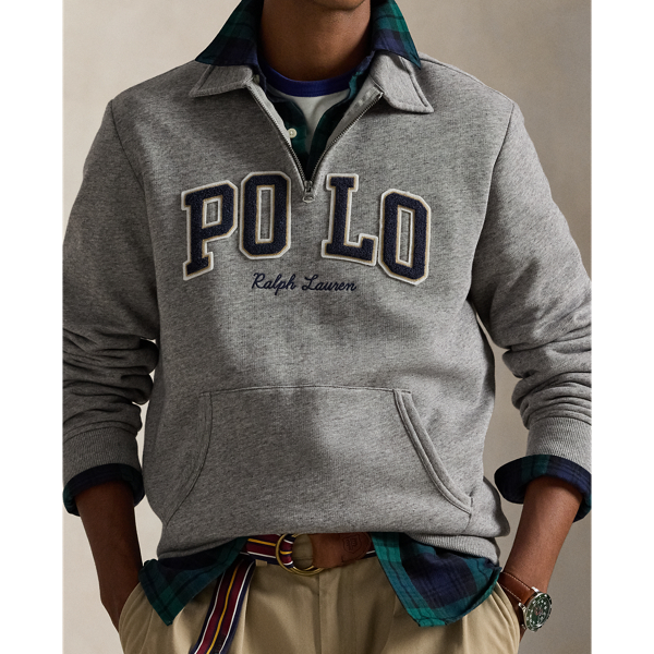 Logo Fleece Quarter-Zip Sweatshirt
