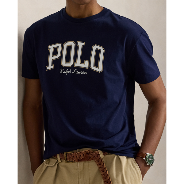 Cruise Navy Classic Fit Logo Jersey T-Shirt Polo Ralph Lauren 5