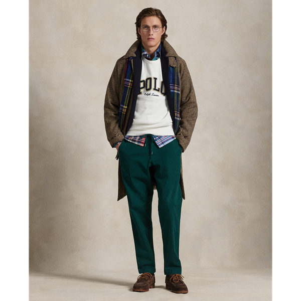 Polo Ralph Lauren 로고 플리스 스웨트셔츠 화이트 4