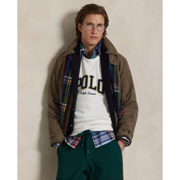Polo Ralph Lauren 로고 플리스 스웨트셔츠 화이트 7