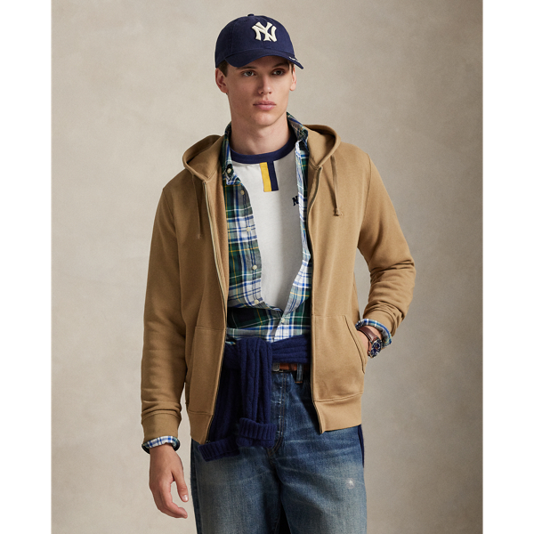 Garment-Dyed Fleece Full-Zip Hoodie