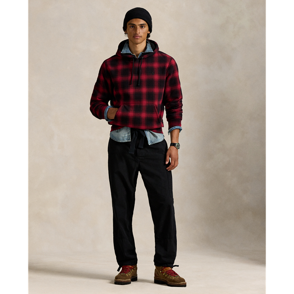 Plaid Fleece Hoodie