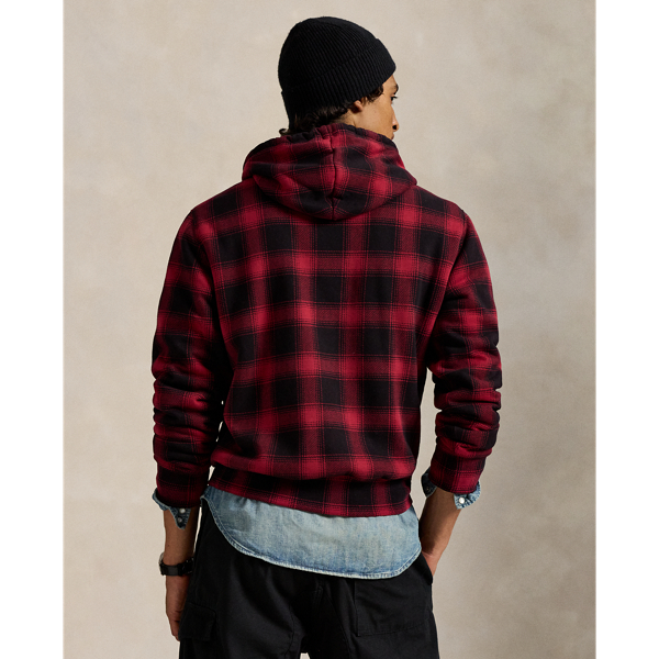 Plaid Fleece Hoodie