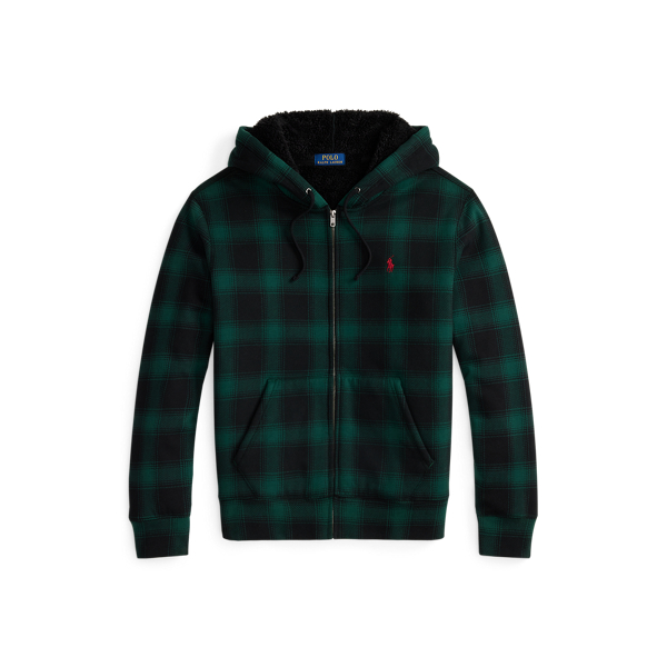 Plaid Fleece Full-Zip Hoodie Polo Ralph Lauren 1