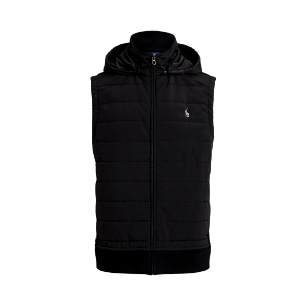 Polo Ralph Lauren 混搭材質連帽背心 1