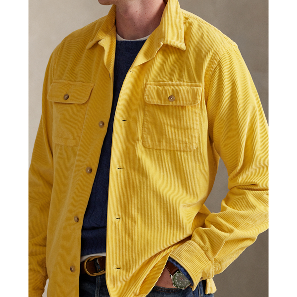 Classic Fit Corduroy Camp Shirt
