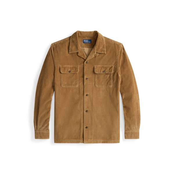 ★★POLO RALPH LAUREN★★ Classic fit patchwork work shirt w Classic Fit Patchwork Shirt