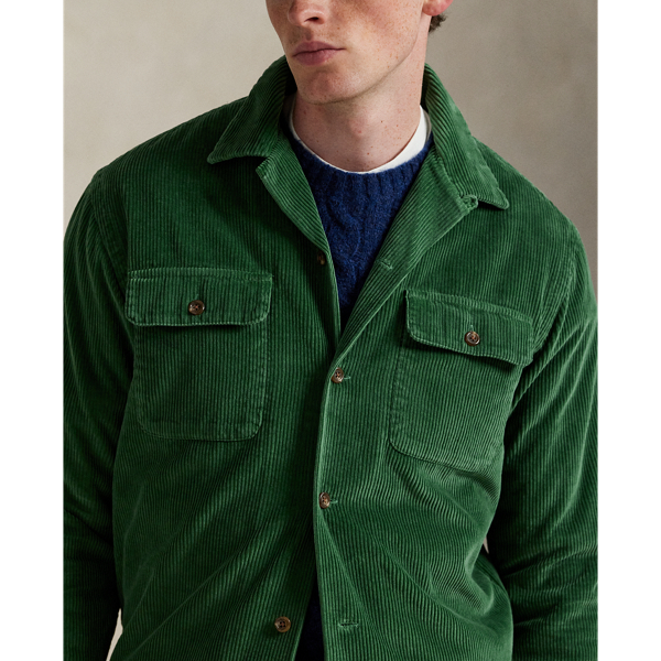 Classic Fit Corduroy Camp Shirt