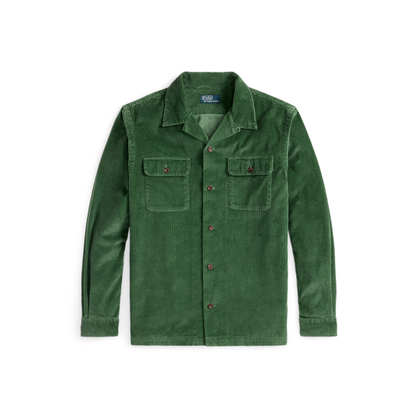 Classic Fit Corduroy Camp Shirt