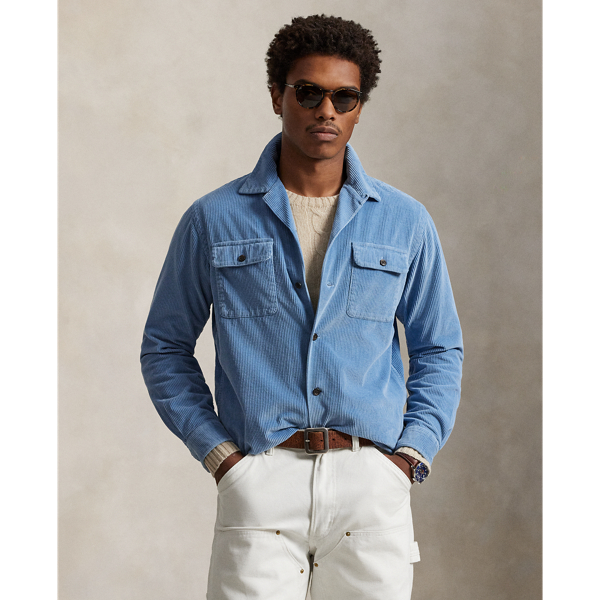 Classic Fit Corduroy Camp Shirt