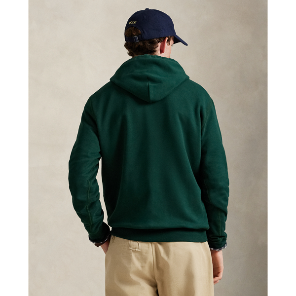 The RL Fleece Plaid-Logo Hoodie