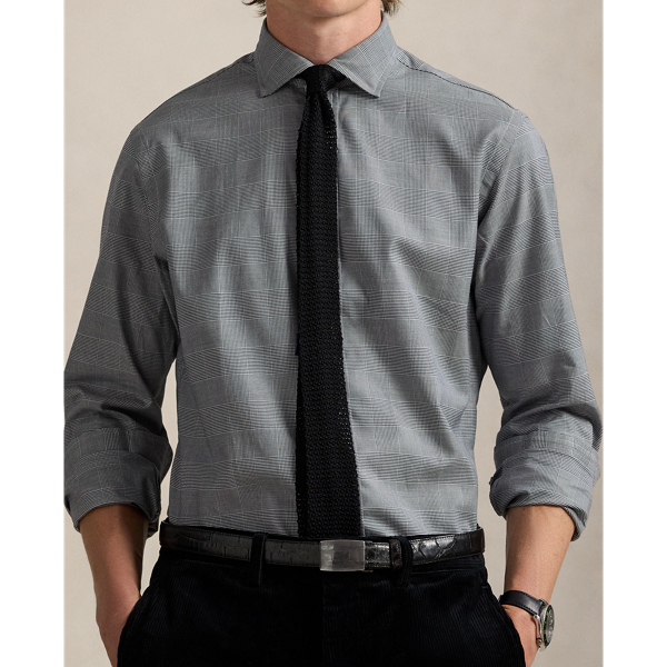 Classic Fit Glen Plaid Twill Shirt