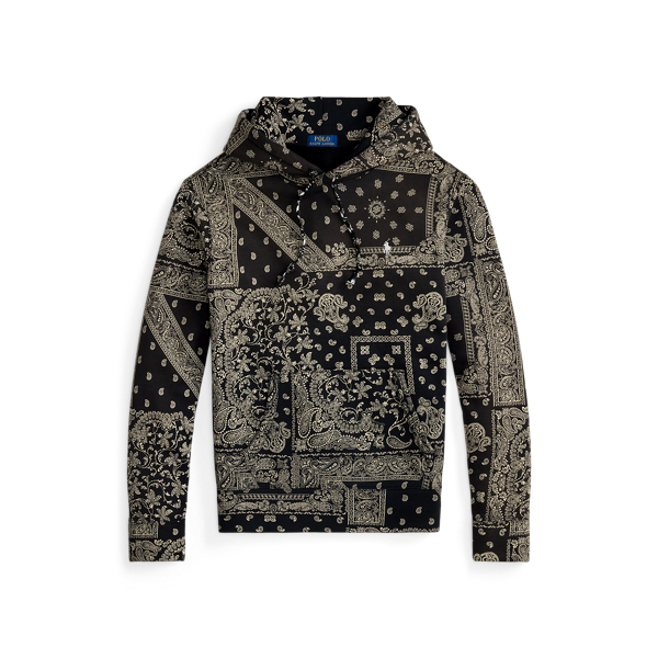 Bandanna-Print Fleece Hoodie