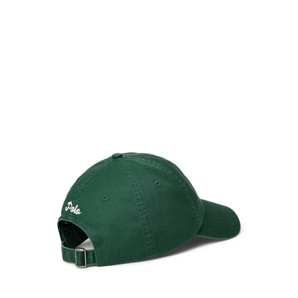Dog-Embroidered Twill Ball Cap